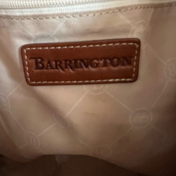 Barrington Burgundy and Brown Tote Bag - Picture 2 of 11